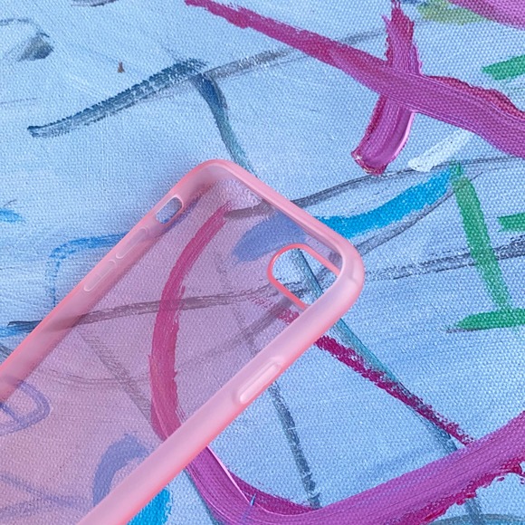 iPhone XS Max Case Clear Pink Cover NEW - Picture 5 of 9